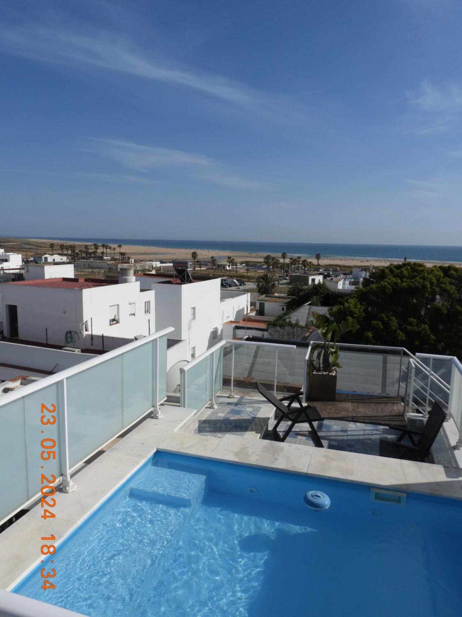 Aba Penthouse, Piscina&Azotea Privada Apartment Conil De La Frontera Luaran gambar